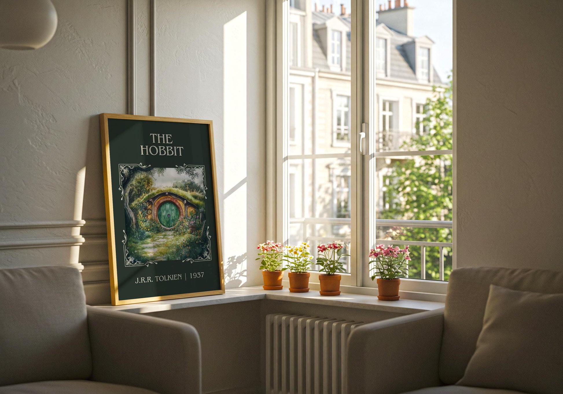 The Hobbit by J.R.R. Tolkien | Descriptive Book Poster | Minimalist