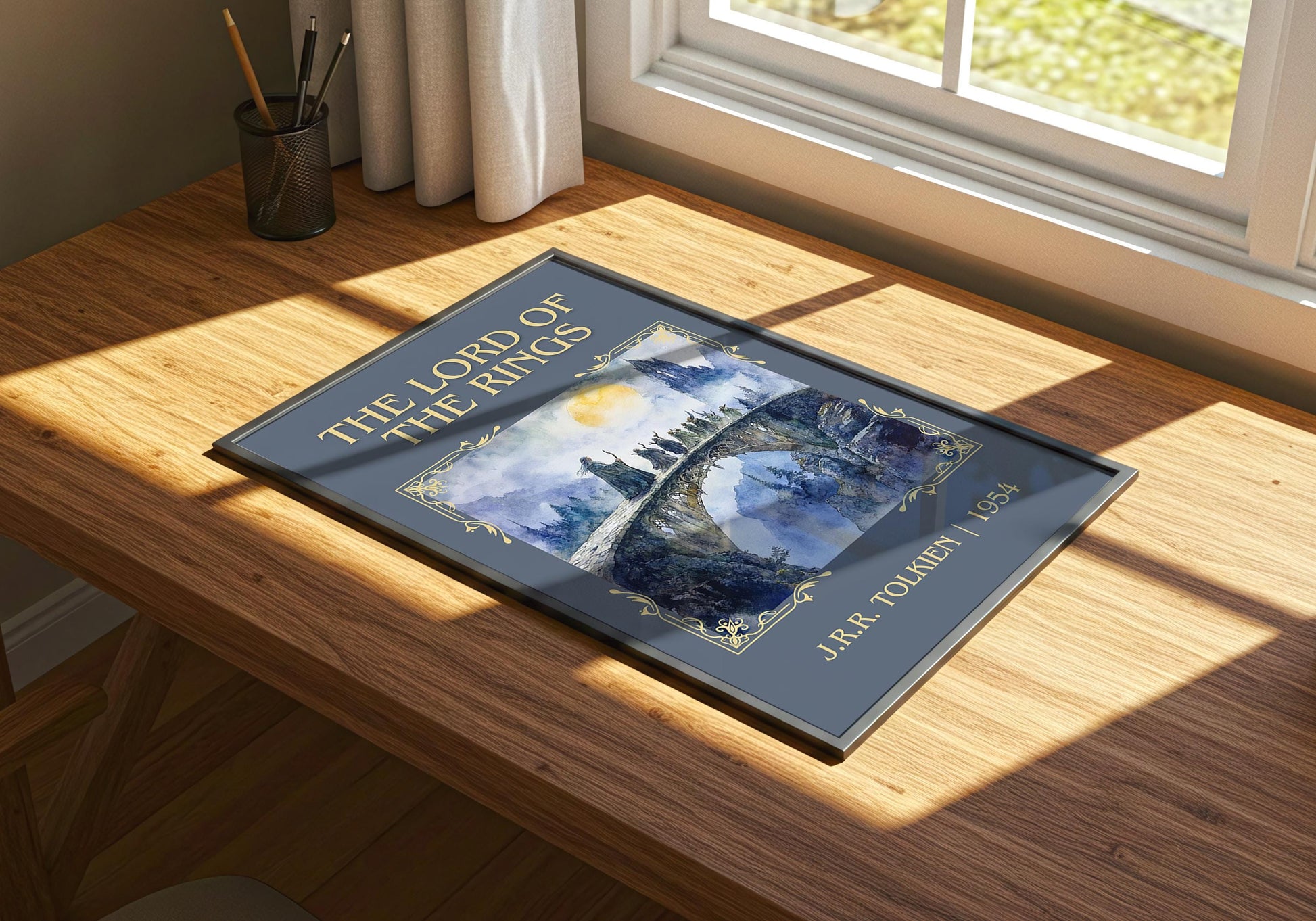 The Lord Of The Rings by J.R.R. Tolkien | Descriptive Book Poster | Minimalist