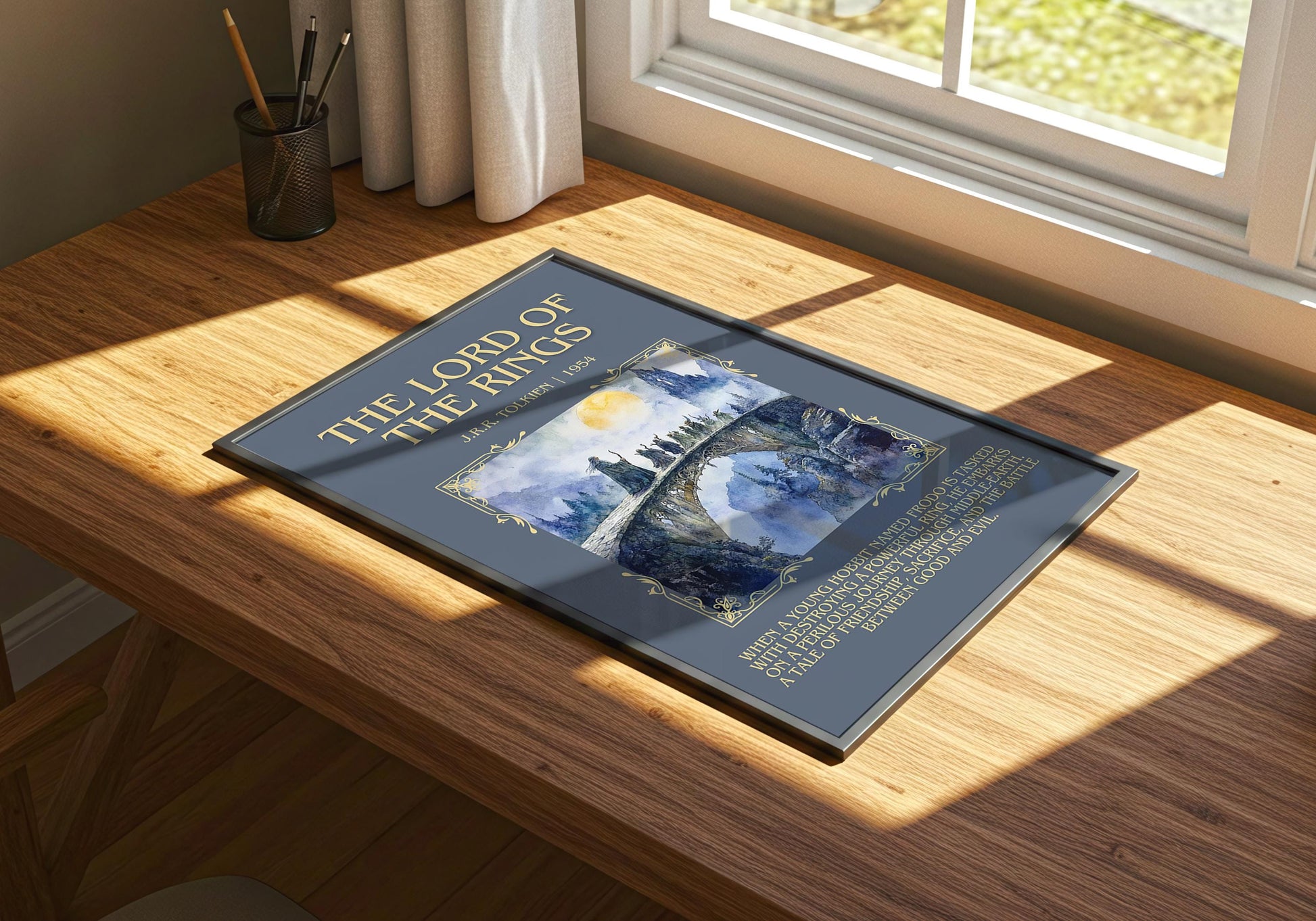 The Lord Of The Rings by J.R.R. Tolkien | Descriptive Book Poster | Blurby