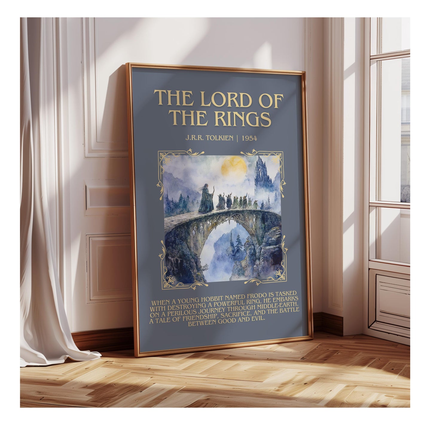 The Lord Of The Rings by J.R.R. Tolkien | Descriptive Book Poster | Blurby