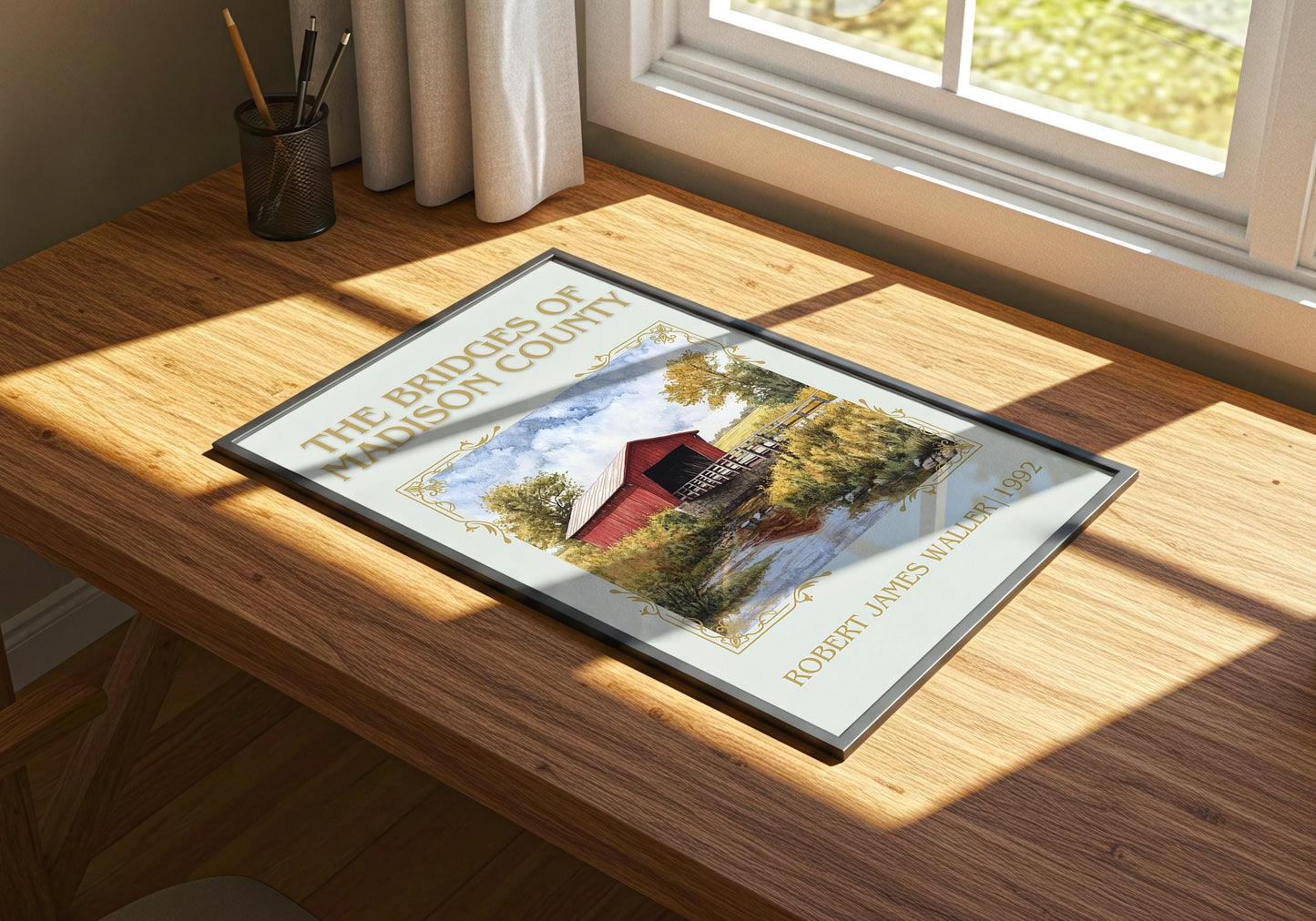 The Bridges of Madison County by Robert James Waller | Descriptive Book Poster | Minimalist