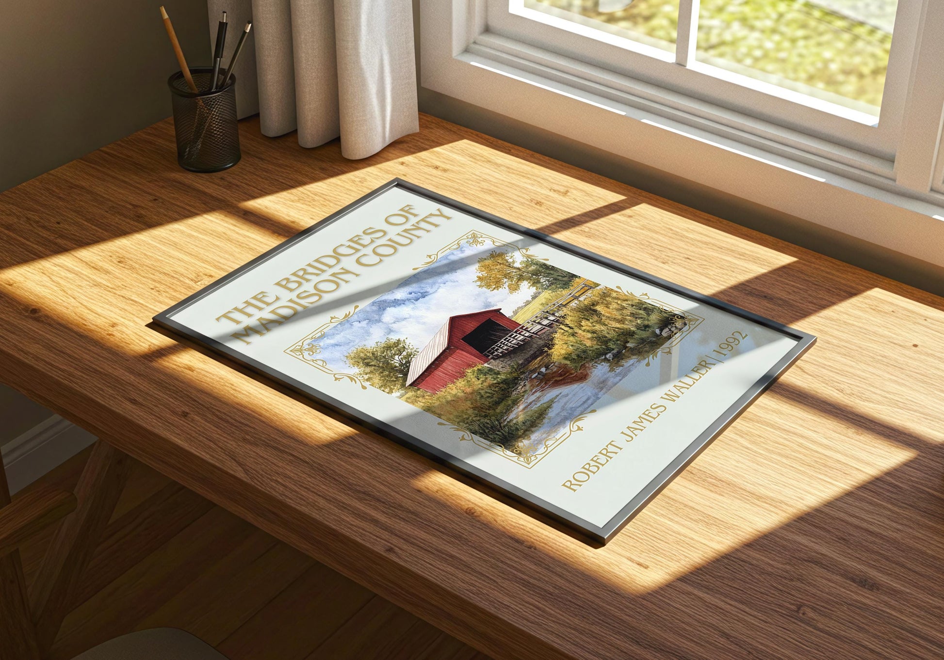 The Bridges of Madison County by Robert James Waller | Descriptive Book Poster | Minimalist