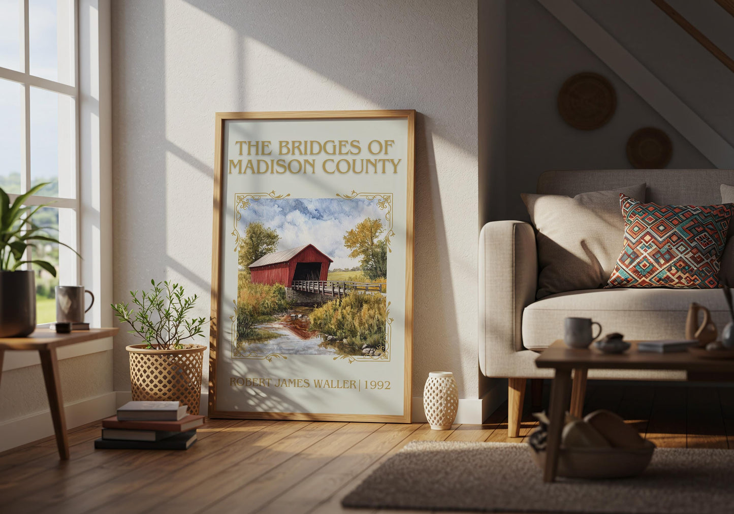 The Bridges of Madison County by Robert James Waller | Descriptive Book Poster | Minimalist