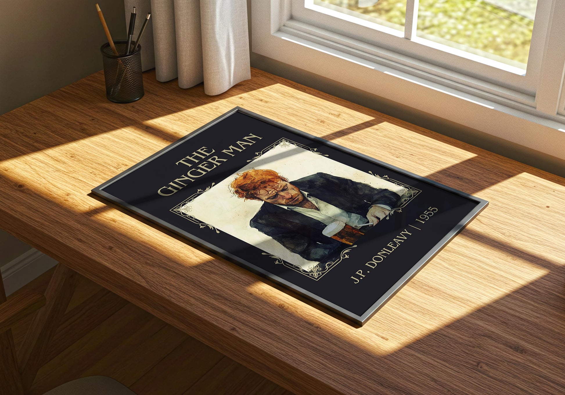 The Ginger Man by J.P. Donleavy | Descriptive Book Poster | Minimalist