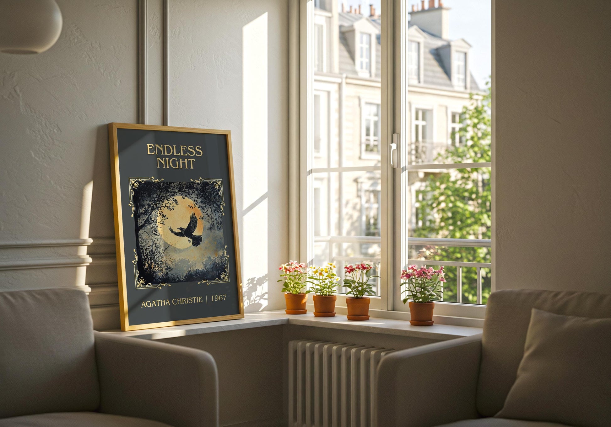 Endless Night by Agatha Christie | Descriptive Book Poster | Minimalist