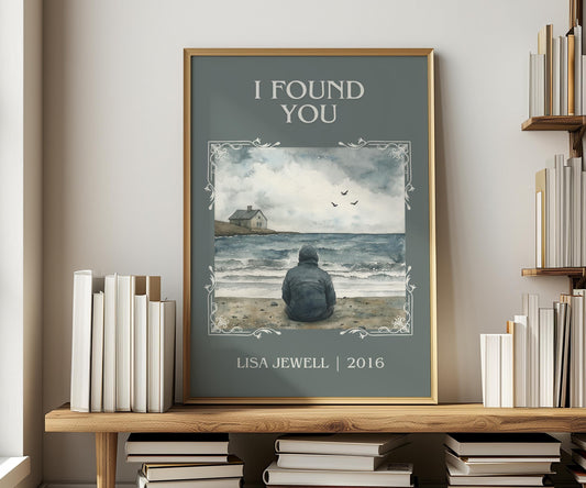 I Found You by Lisa Jewell | Descriptive Book Poster | Minimalist