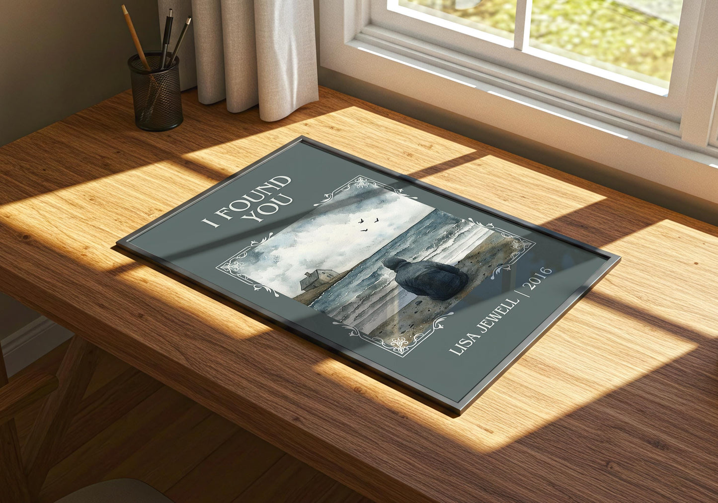 I Found You by Lisa Jewell | Descriptive Book Poster | Minimalist