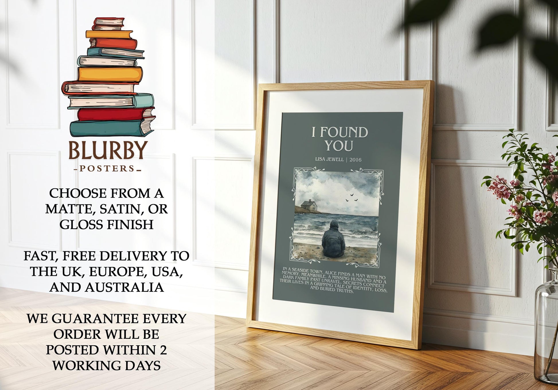 I Found You by Lisa Jewell | Descriptive Book Poster | Blurby