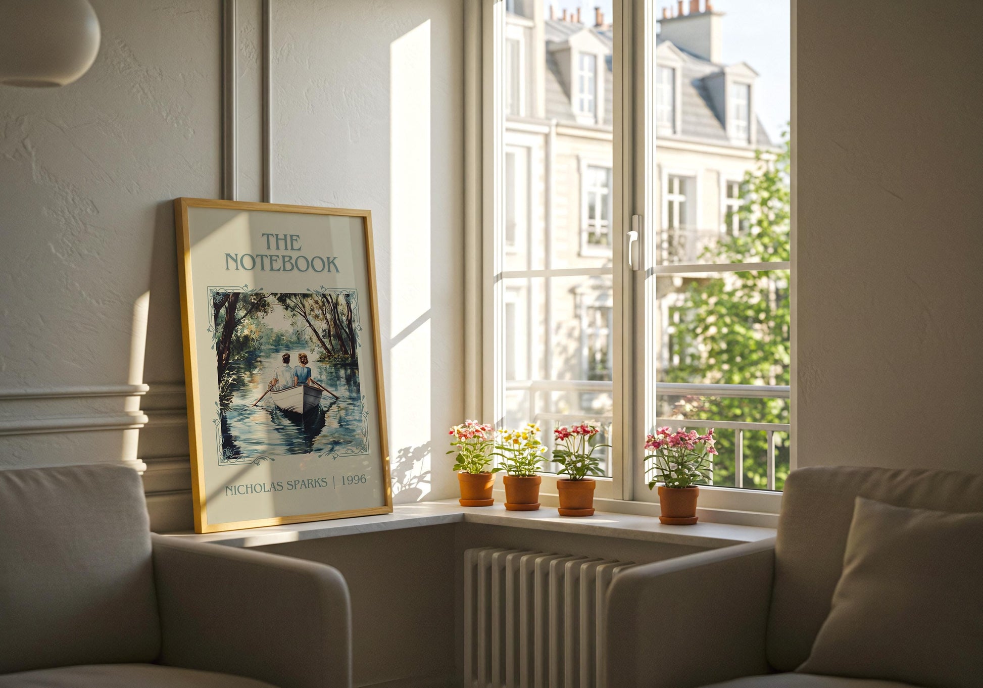 The Notebook by Nicholas Sparks | Descriptive Book Poster | Minimalist