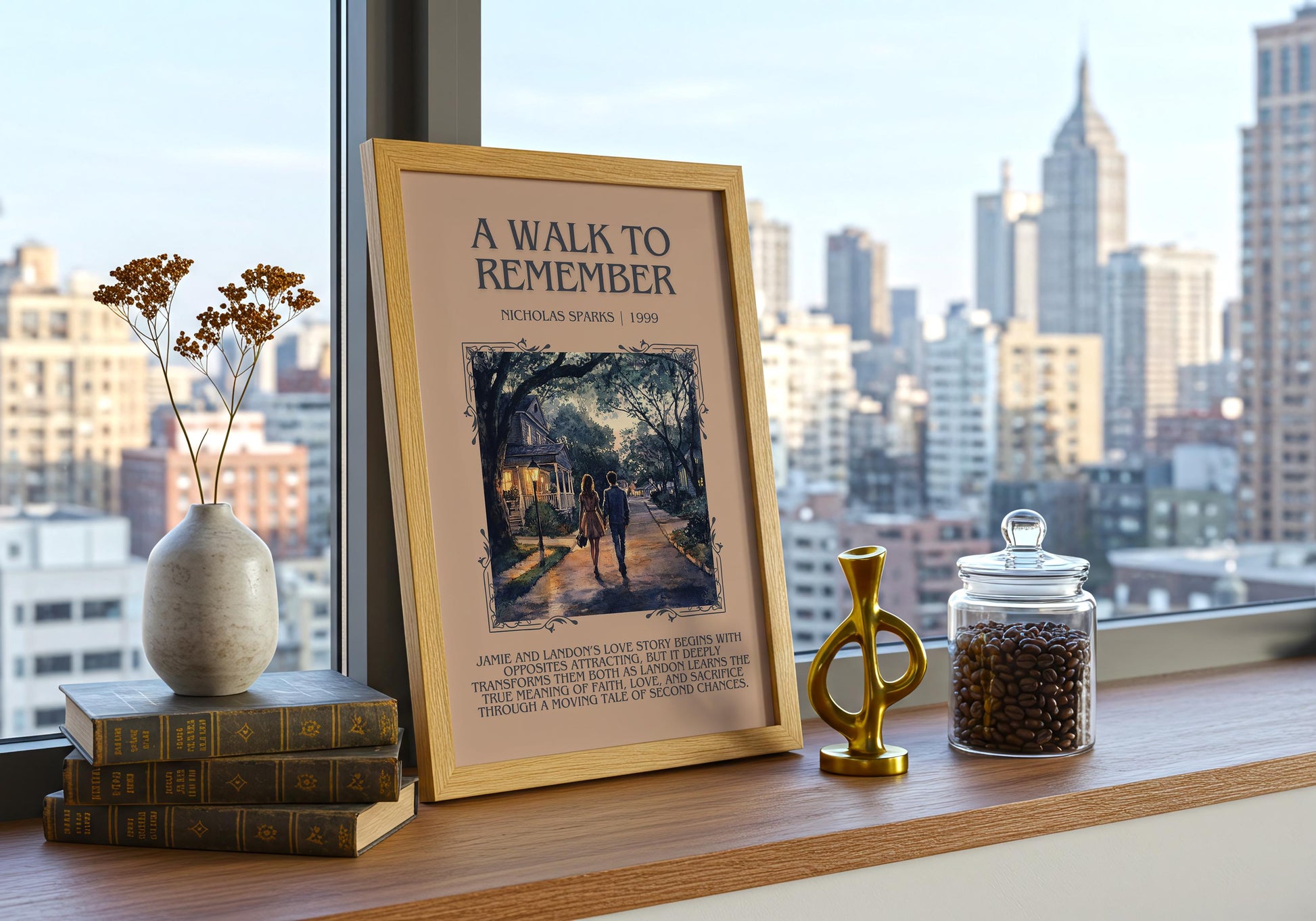 A Walk To Remember by Nicholas Sparks | Descriptive Book Poster | Blurby