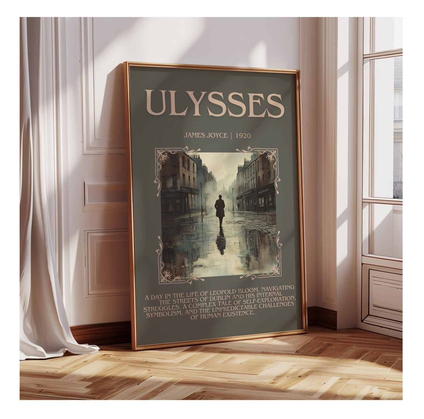 Ulysses by James Joyce | Descriptive Book Poster | Blurby