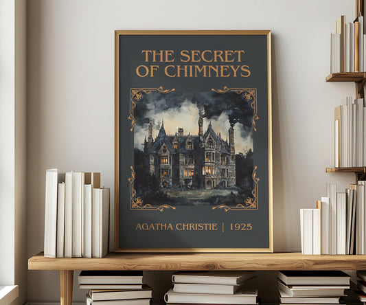 The Secret Of Chimneys by Agatha Christie | Descriptive Book Poster | Minimalist