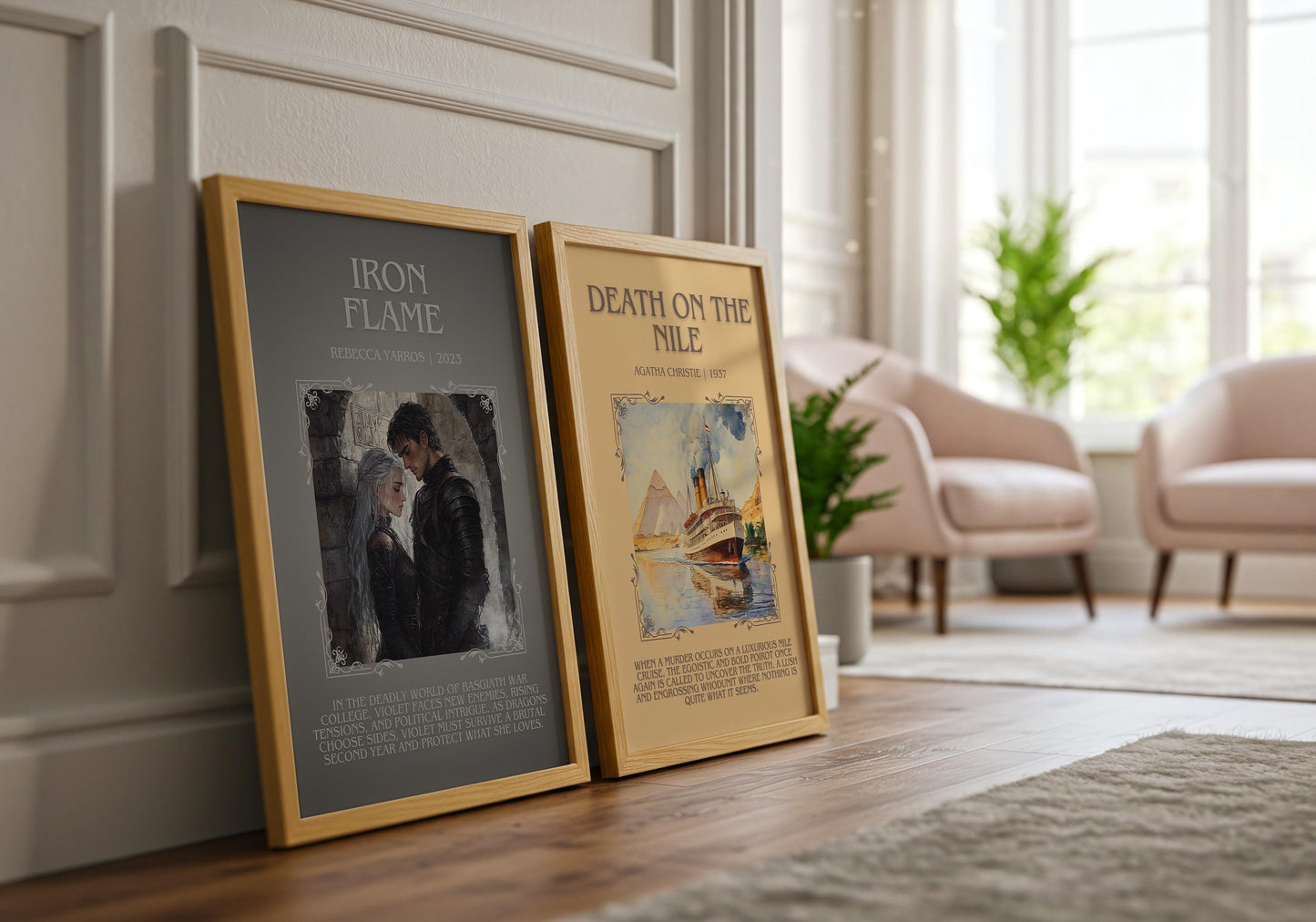 Iron Flame by Rebecca Yarros | Descriptive Book Poster | Blurby