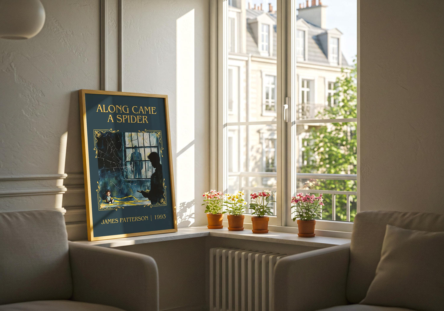 Along Came A Spider by James Patterson | Descriptive Book Poster | Minimalist