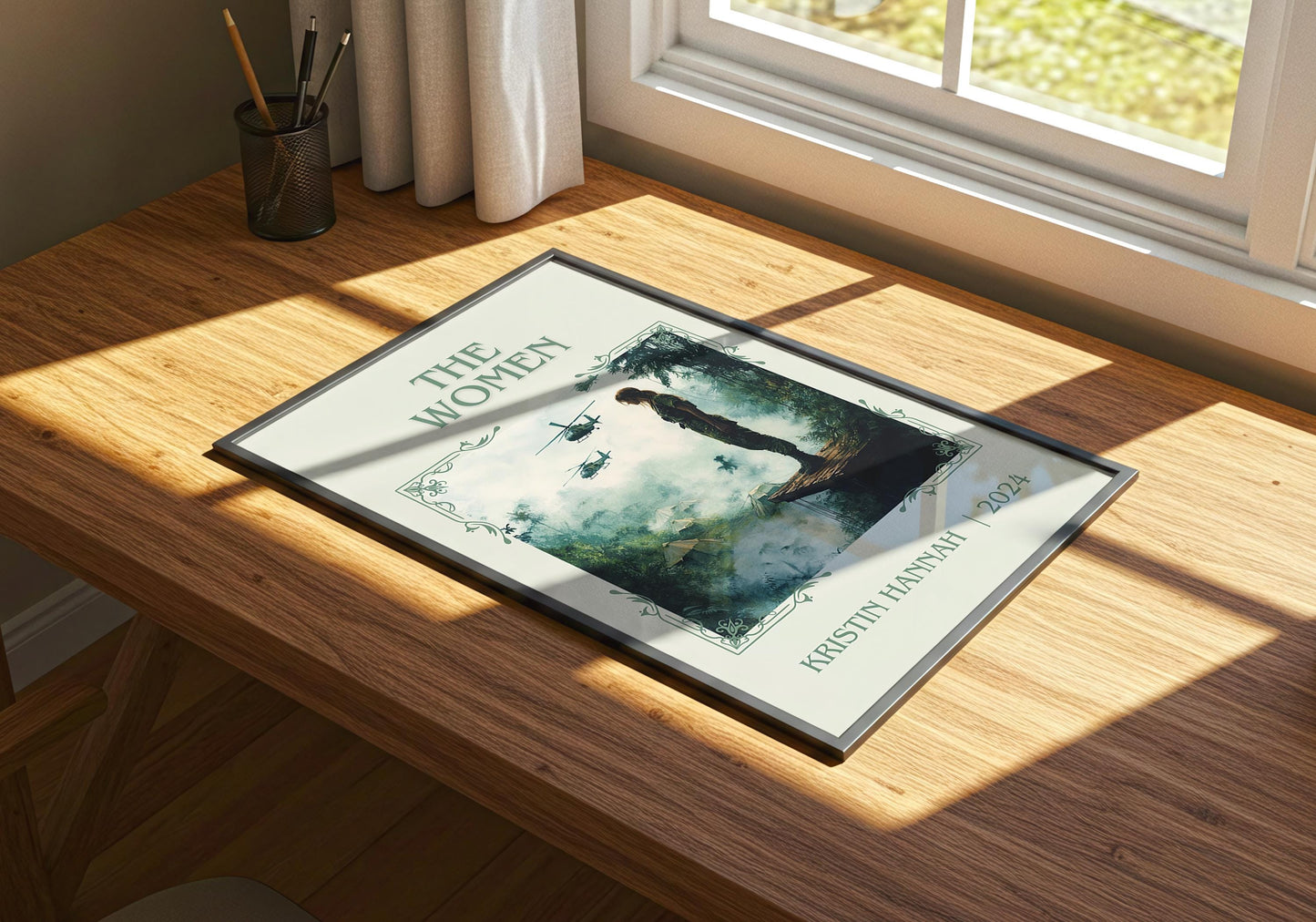 The Women by Kristin Hannah | Descriptive Book Poster | Minimalist