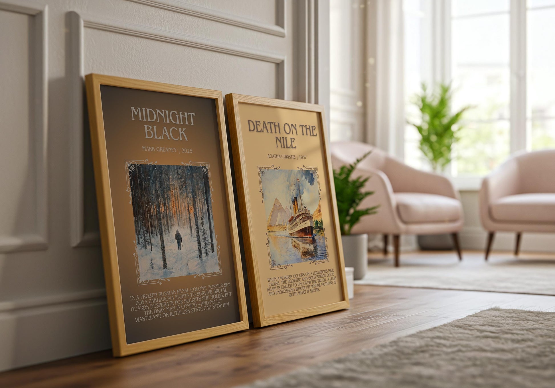 Midnight Black by Mark Greaney | Descriptive Book Poster | Blurby