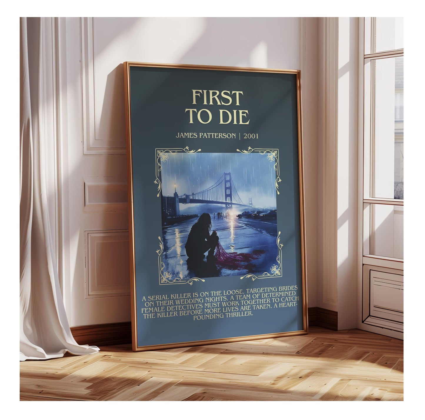 First To Die by James Patterson | Descriptive Book Poster | Blurby