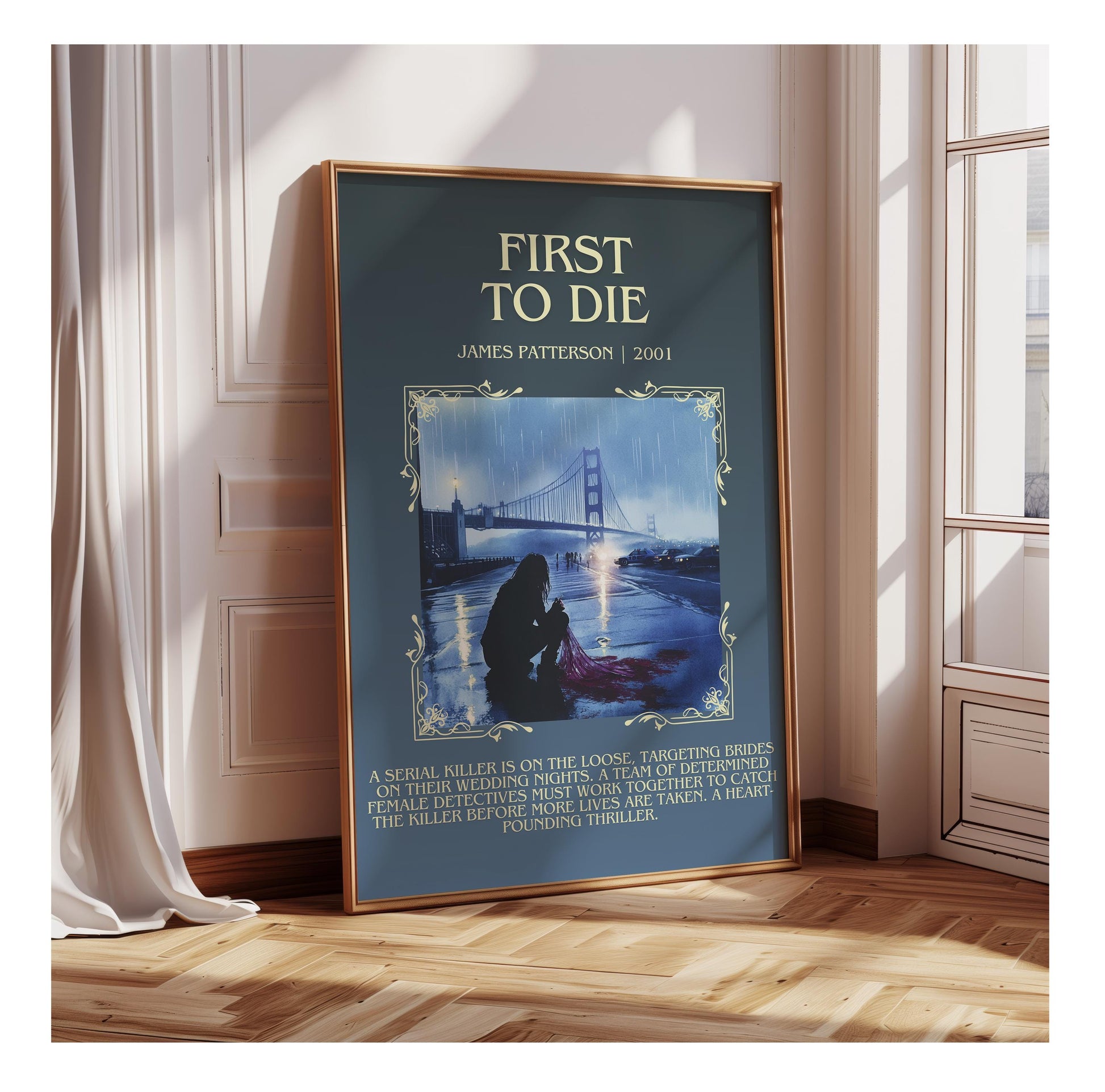 First To Die by James Patterson | Descriptive Book Poster | Blurby