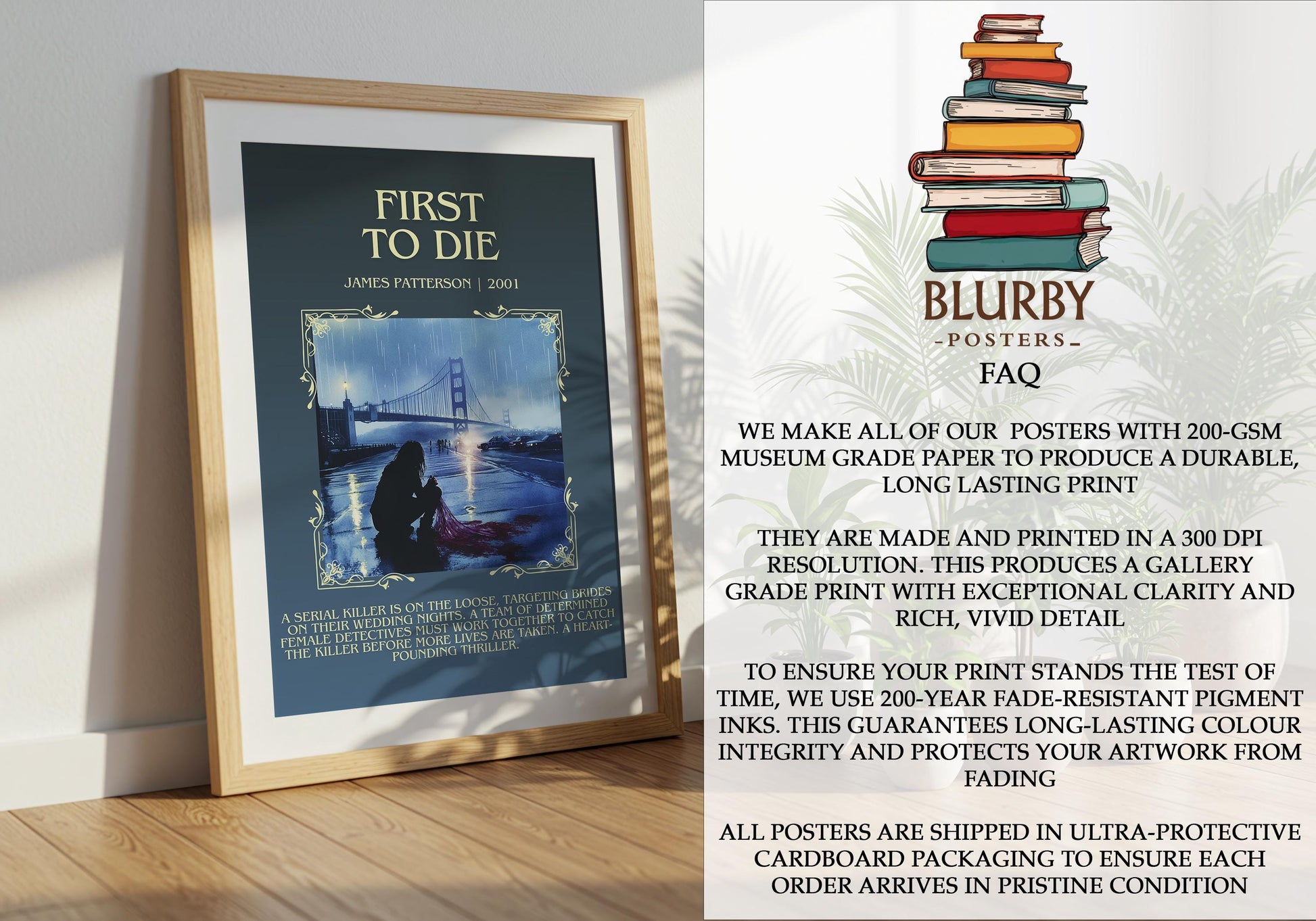 First To Die by James Patterson | Descriptive Book Poster | Blurby
