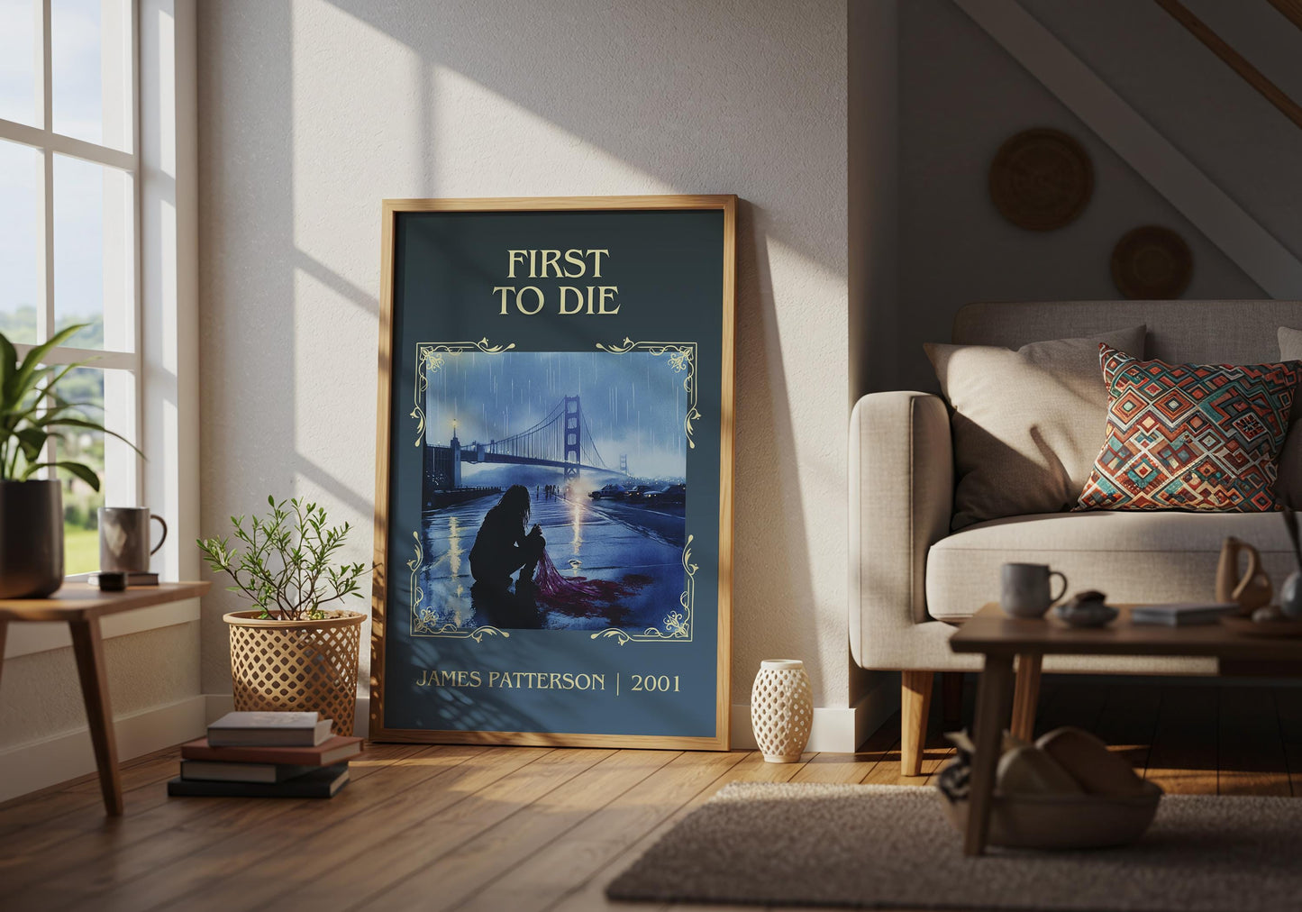 First To Die by James Patterson | Descriptive Book Poster | Minimalist