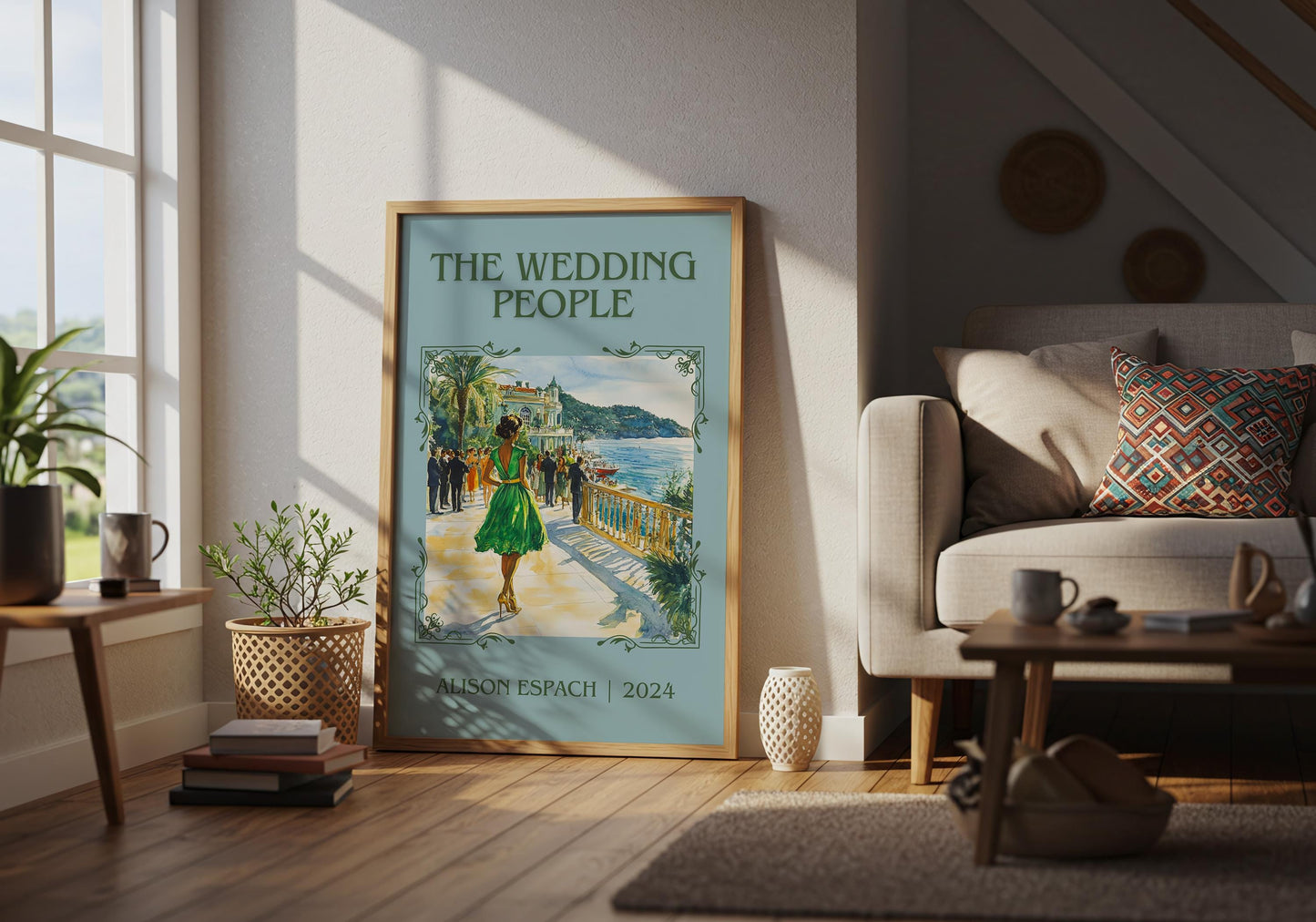 The Wedding People by Alison Espach | Descriptive Book Poster | Minimalist