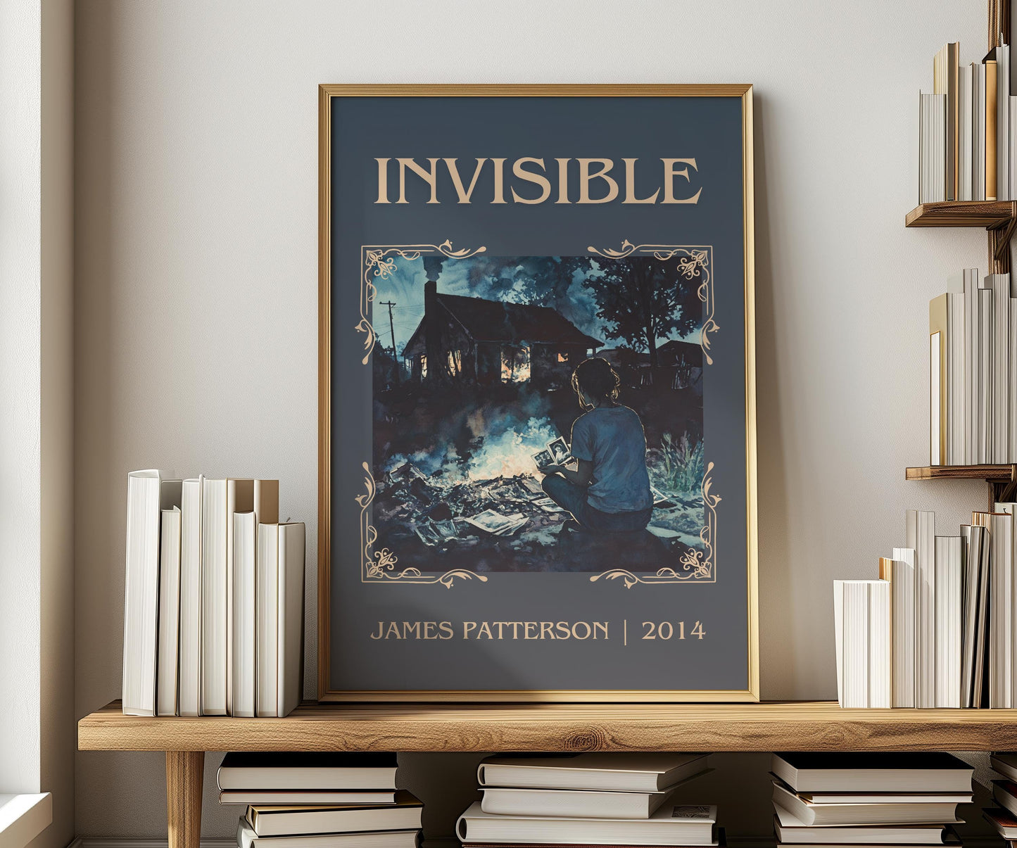 Invisible by James Patterson | Descriptive Book Poster | Minimalist