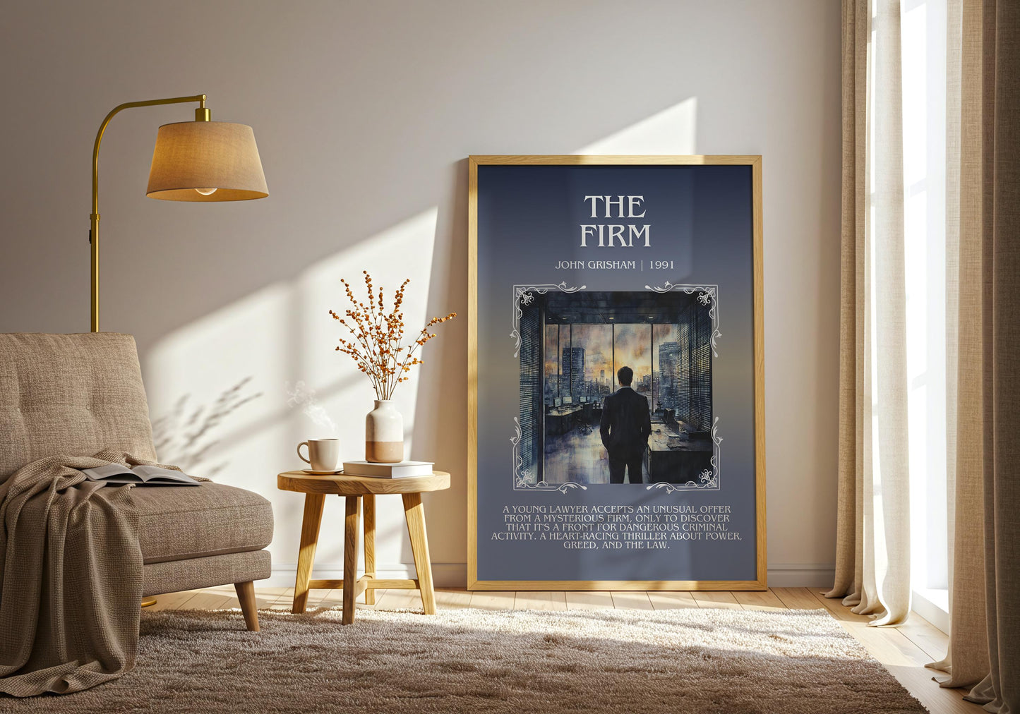 The Firm by John Grisham | Descriptive Book Poster | Blurby