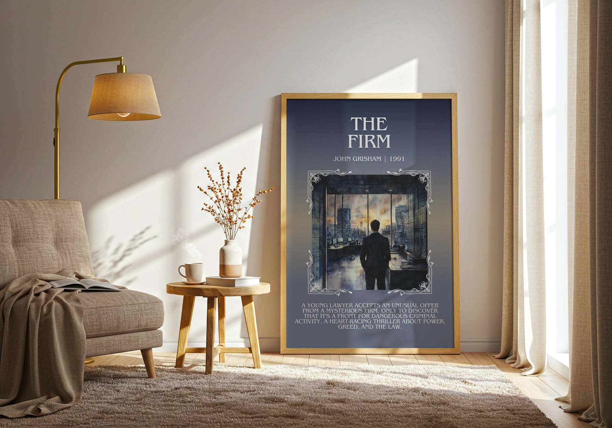 The Firm by John Grisham | Descriptive Book Poster | Blurby
