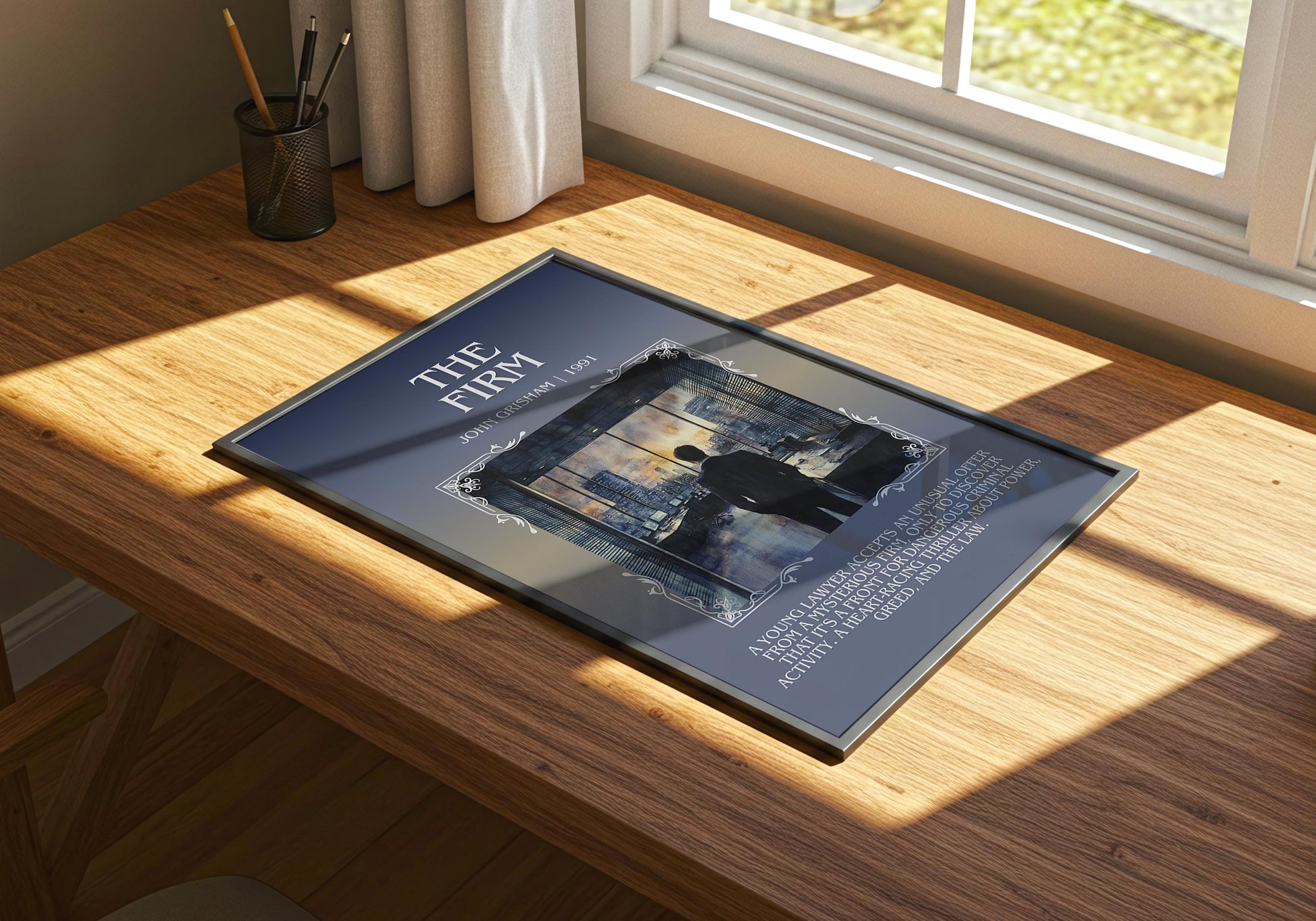 The Firm by John Grisham | Descriptive Book Poster | Blurby