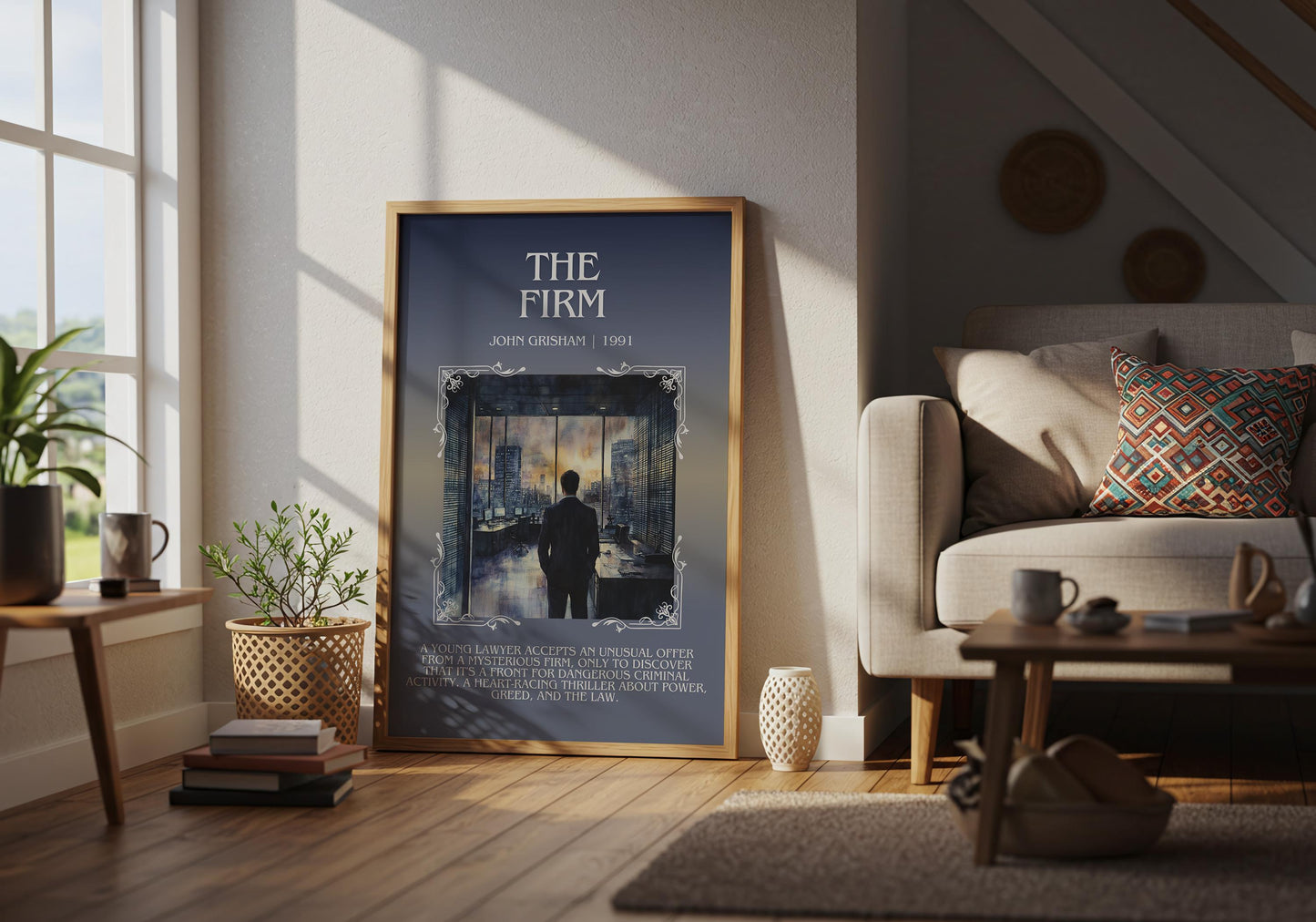 The Firm by John Grisham | Descriptive Book Poster | Blurby