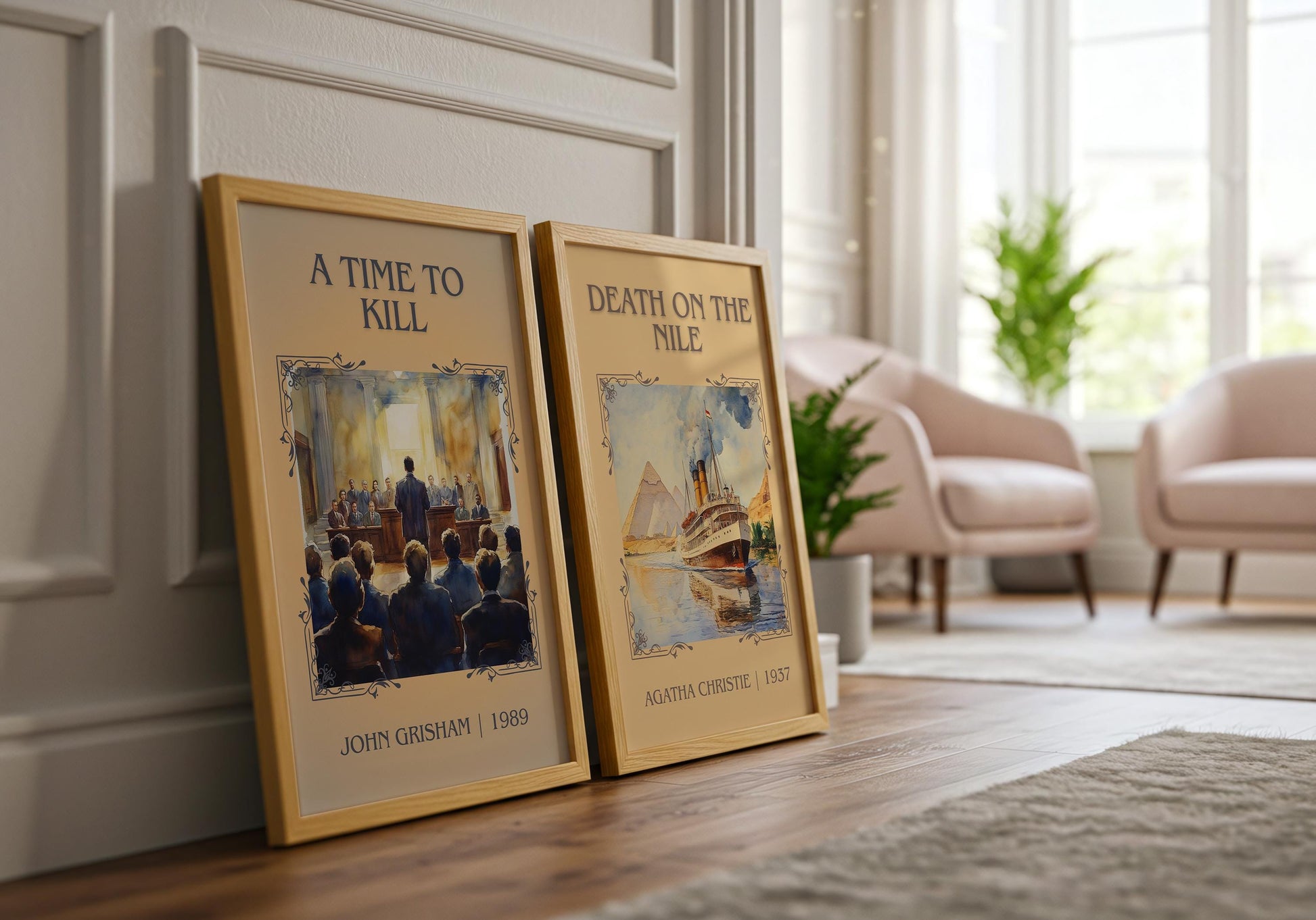 A Time To Kill by John Grisham | Descriptive Book Poster | Minimalist