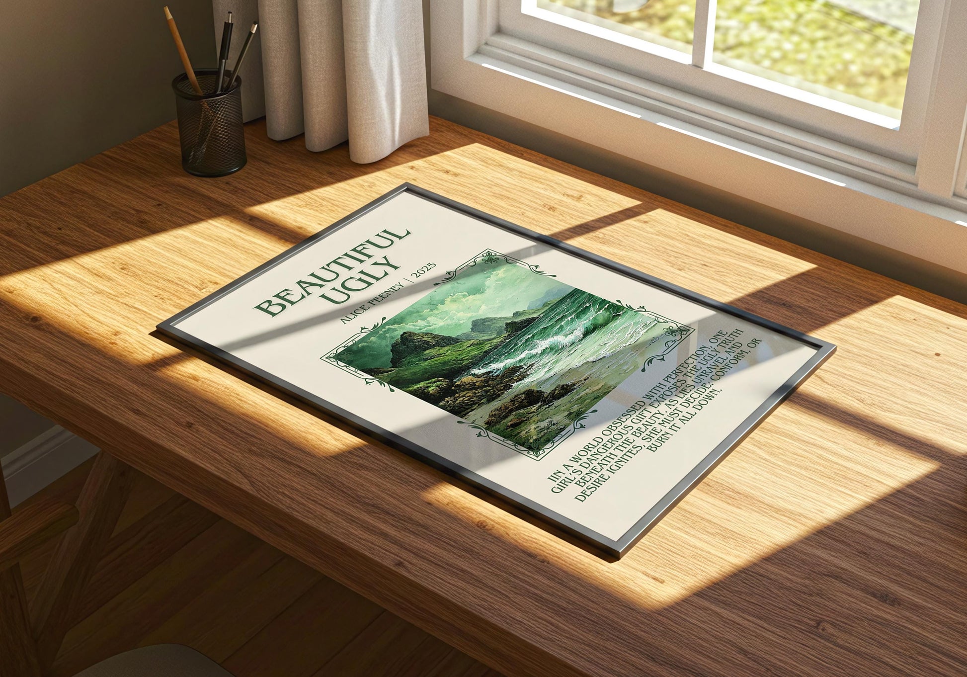 Beautiful Ugly by Alice Feeney | Descriptive Book Poster | Blurby