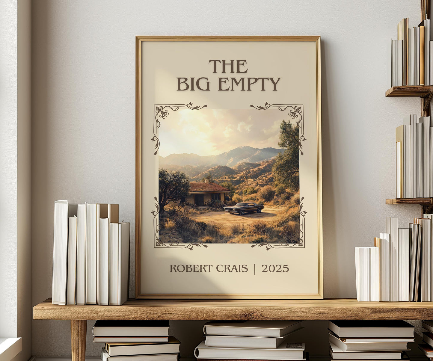 The Big Empty by Robert Crais | Descriptive Book Poster | Minimalist