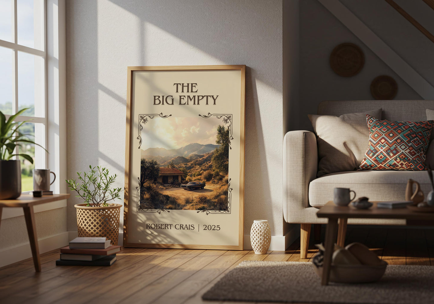 The Big Empty by Robert Crais | Descriptive Book Poster | Minimalist