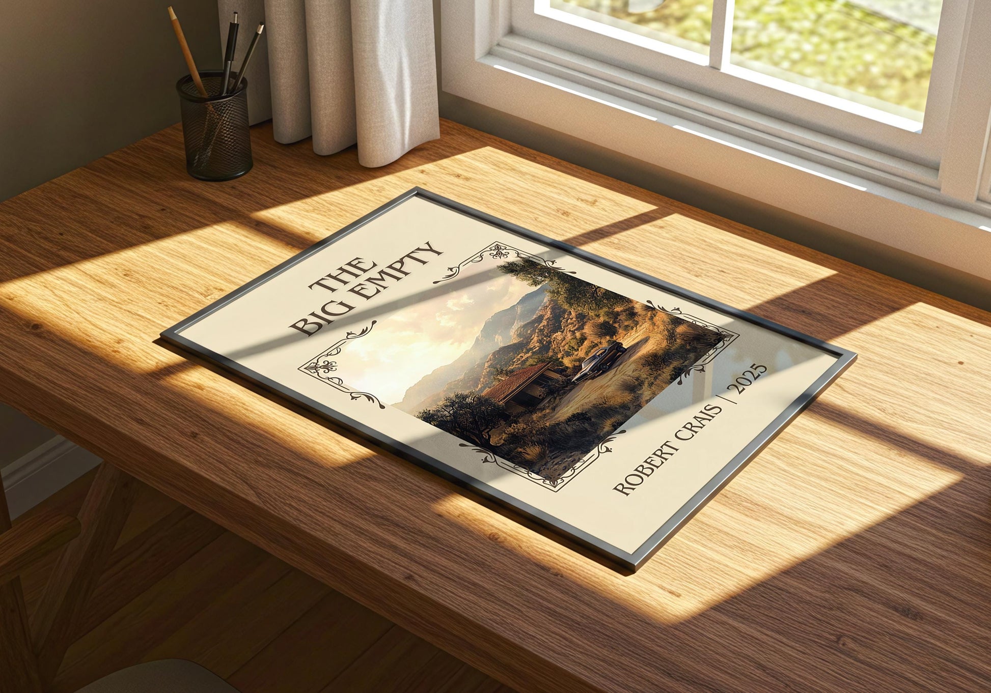 The Big Empty by Robert Crais | Descriptive Book Poster | Minimalist