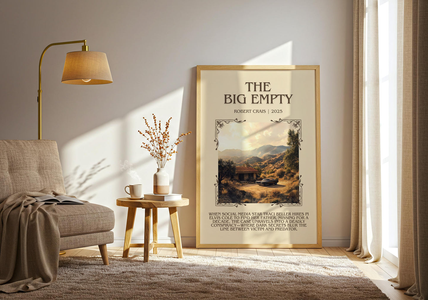 The Big Empty by Robert Crais | Descriptive Book Poster | Blurby