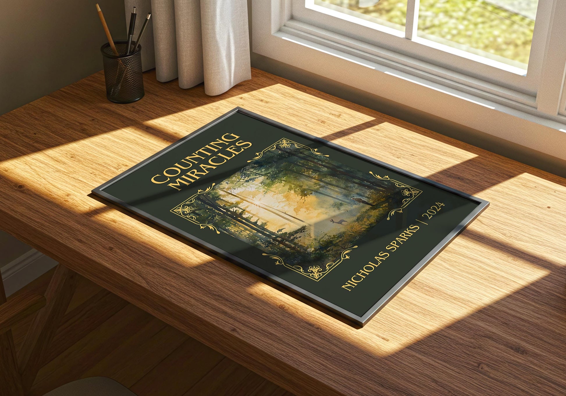 Counting Miracles by Nicholas Sparks | Descriptive Book Poster | Minimalist