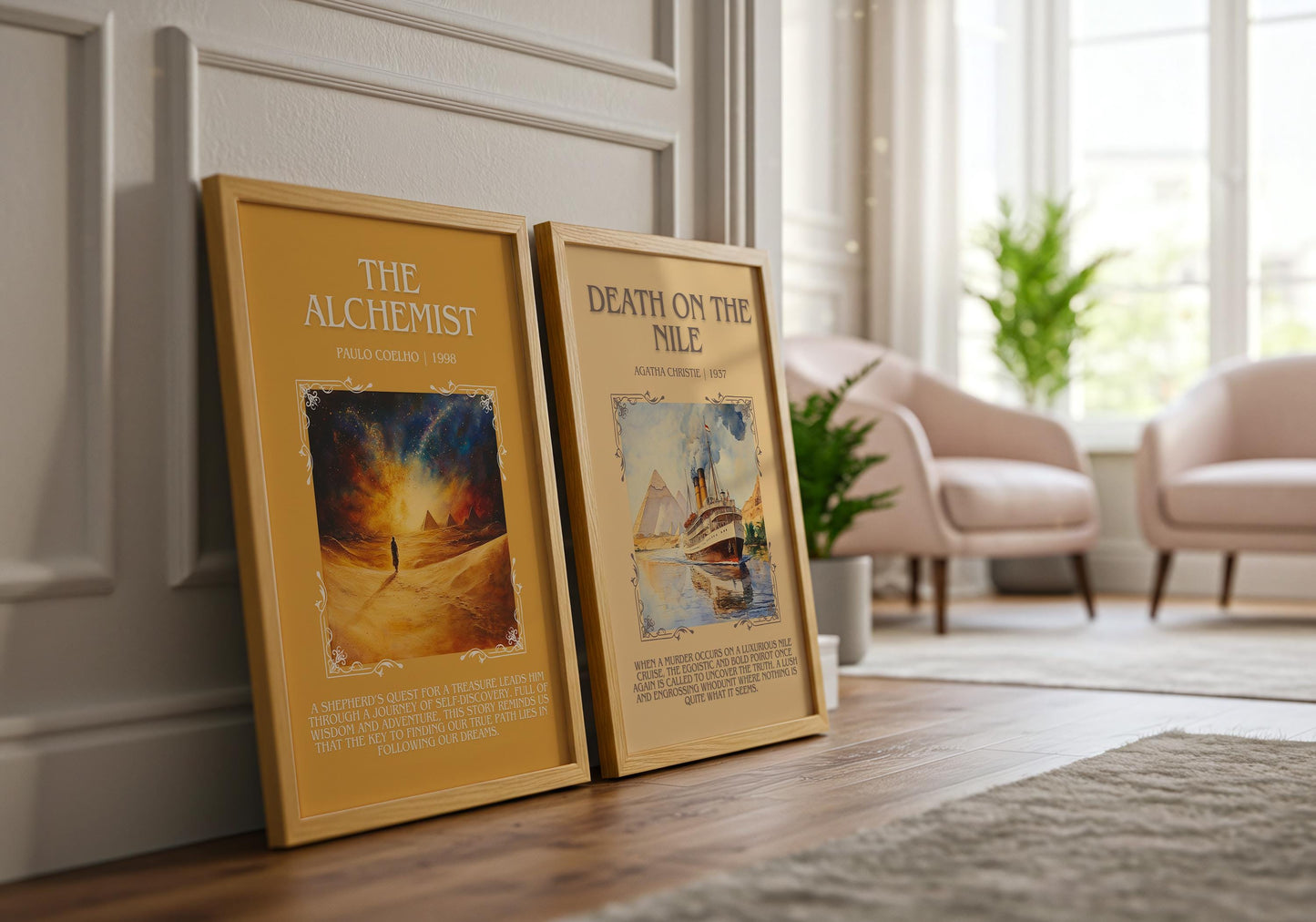 The Alchemist by Paulo Coelho | Descriptive Book Poster | Blurby