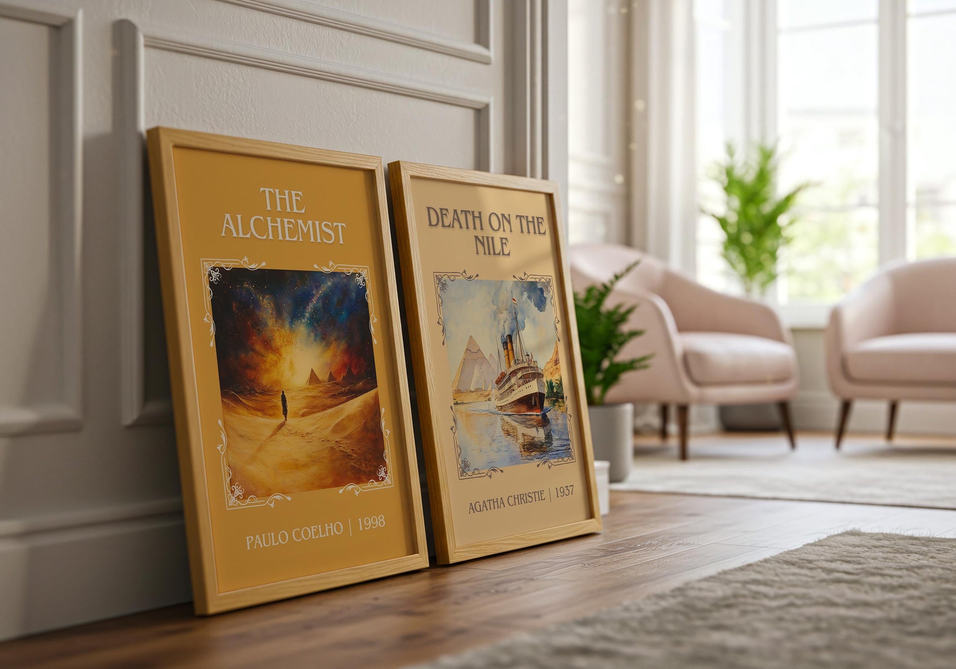 The Alchemist by Paul Coelho | Descriptive Book Poster | Minimalist