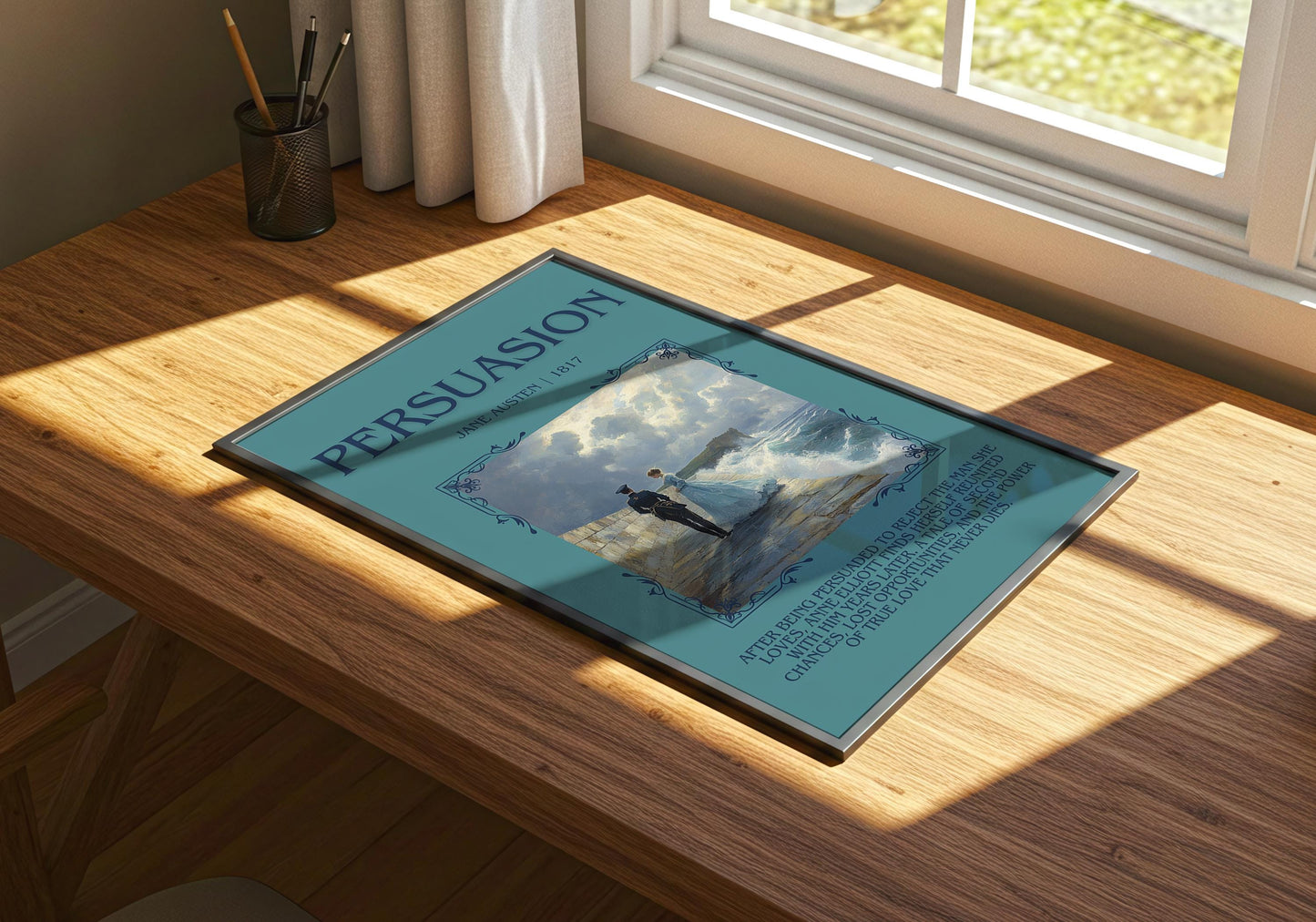 Persuasion by Jane Austen | Descriptive Book Poster | Blurby