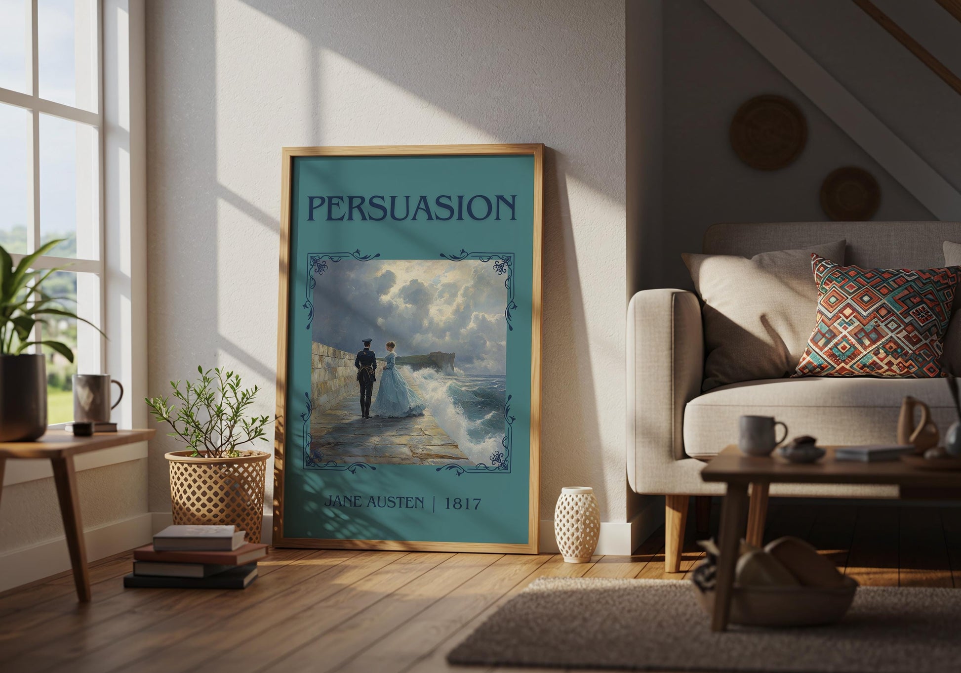 Persuasion by Jane Austen | Descriptive Book Poster | Minimalist