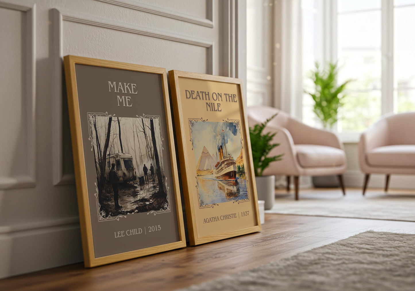 Make Me by Lee Child | Descriptive Book Poster | Minimalist