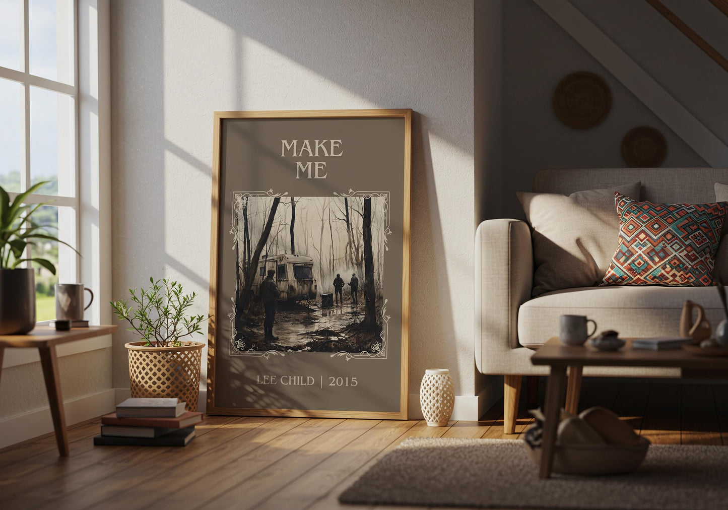 Make Me by Lee Child | Descriptive Book Poster | Minimalist