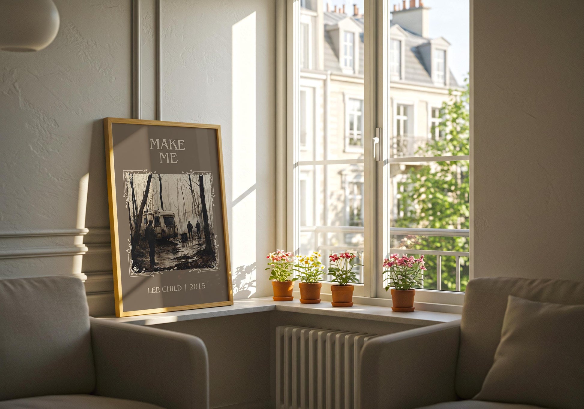 Make Me by Lee Child | Descriptive Book Poster | Minimalist