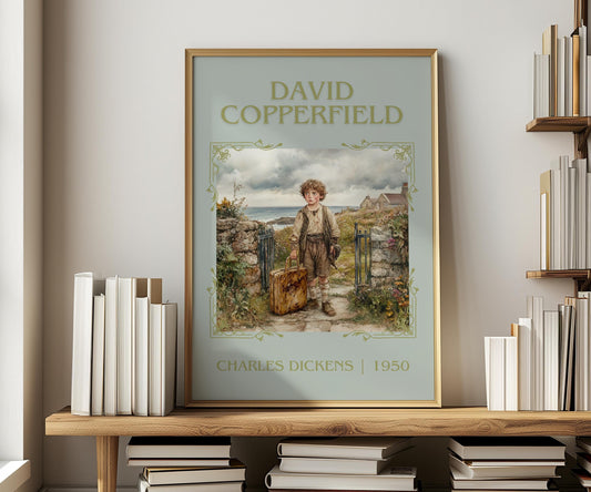 David Copperfield by Charles Dickens | Descriptive Book Poster | Minimalist