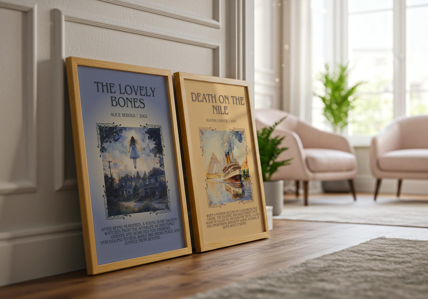 The Lovely Bones by Alice Sebold | Descriptive Book Poster | Blurby