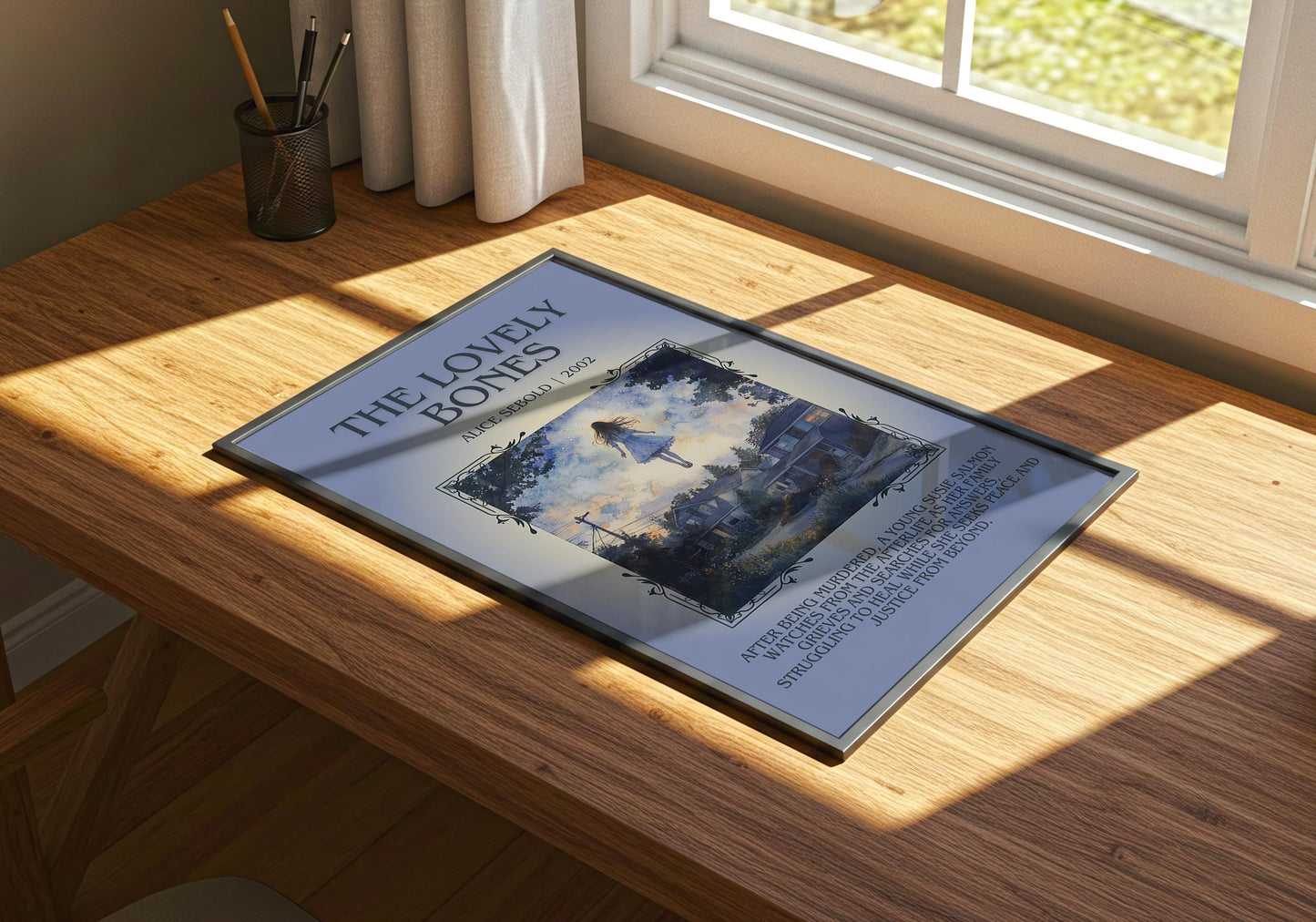 The Lovely Bones by Alice Sebold | Descriptive Book Poster | Blurby