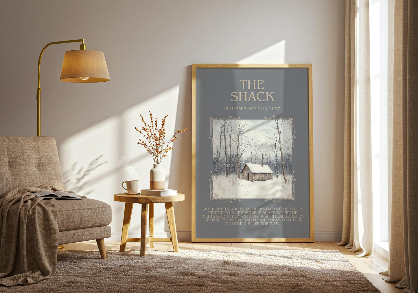 The Shack by William P. Young | Descriptive Book Poster | Blurby