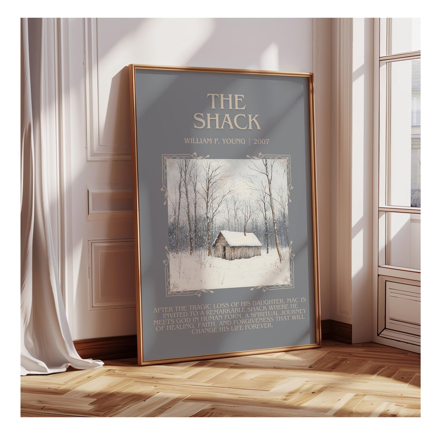 The Shack by William P. Young | Descriptive Book Poster | Blurby