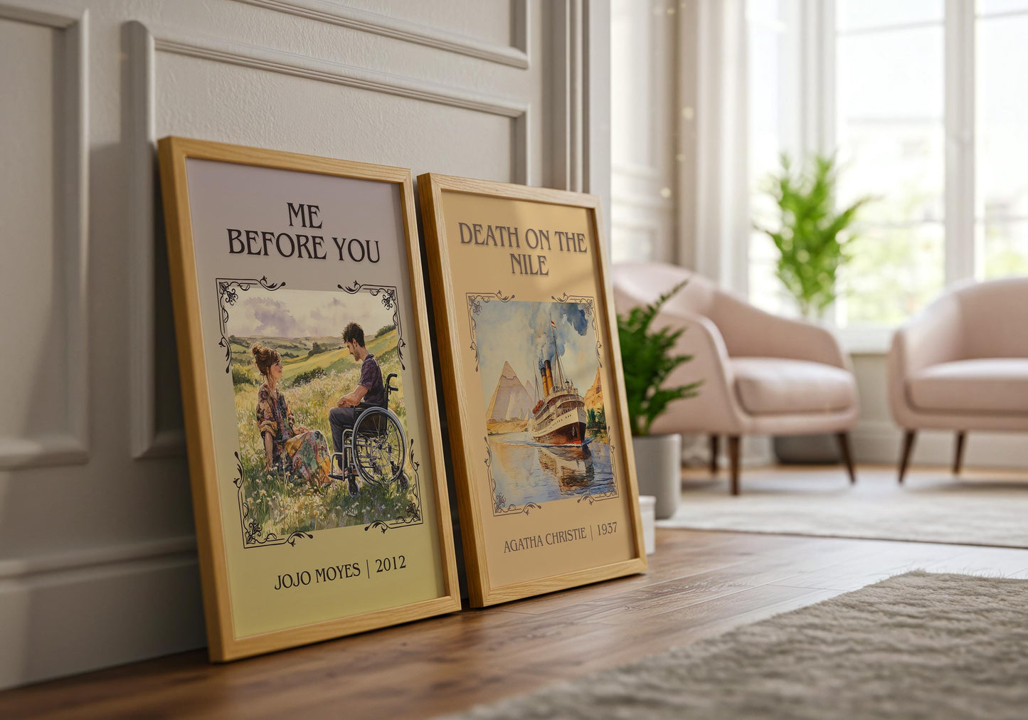 Me Before You by Jojo Moyes | Descriptive Book Poster | Minimalist